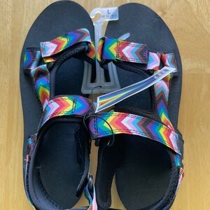 New With Tags, Unisex Pride Sandals W10/M8